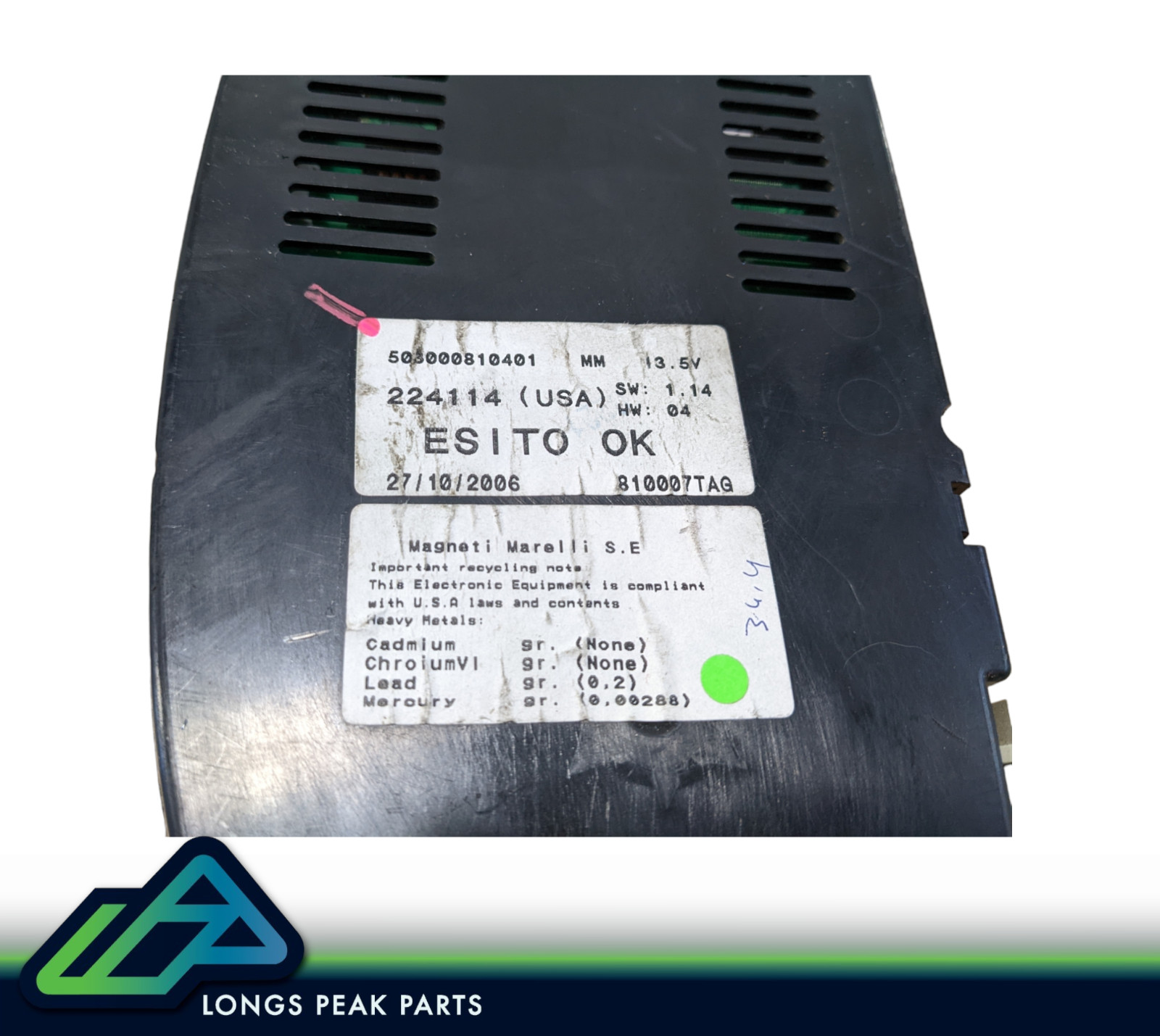 Maserati Quattroporte 2004-2008 Instrument cluster