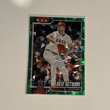2026 Topps Series 1 Reid Detmers #271 Los Angeles Angels Diamante green /99