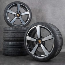 Porsche 992 I Felgen 20 21 Zoll Sommerräder 992044661M Exclusive schwarz NEU