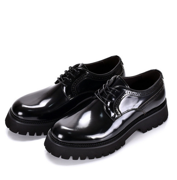 SAOLA Oxford uomo stile britannico vera pelle suola spessa casual matrimonio business taglia