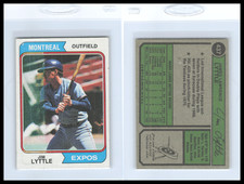 1974 Topps #437 Jim Lyttle Dodgers - Variation - Left side card faded