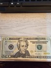 2013  LOW SERIAL NUMBER $20 Dollar Bill, Serial MG 00000734 E — photo 1