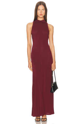 St. Agni Racer Back Jersey Maxi Dress in Currant Red XS NWT $362 | eBay