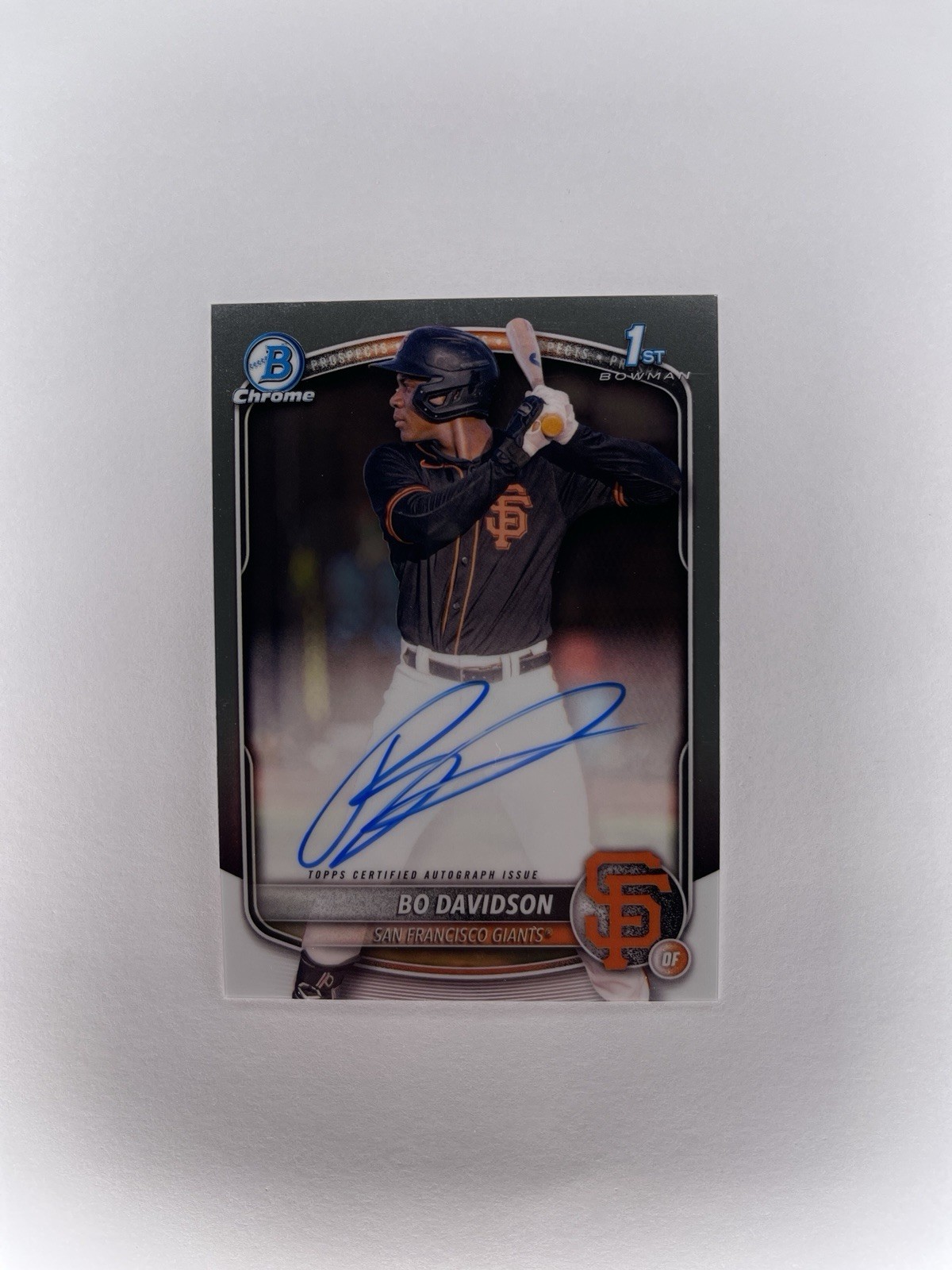 2025 Bowman Chrome - Prospect Autographs Bo Davidson, Bo Davidson #CPA-BD