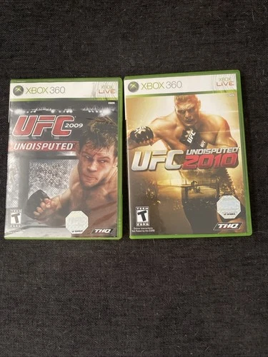 UFC Undisputed 2009 & 2010 (Microsoft Xbox 360) TESTED AND WORKING