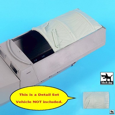 Black Dog 1/16 120mm Big Canvas Cover for Sd.Kfz.251/1 APC (for Das Werk) T16016