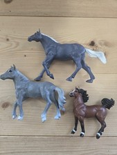 Vintage Horse Figure Lot Of 3, Safari Ltd., Greenbriar Etc