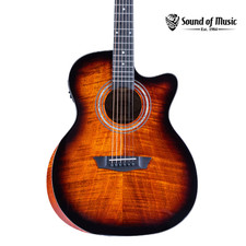 Washburn Comfort G12FCE Acoustic-Electric Guitar - Sunburst