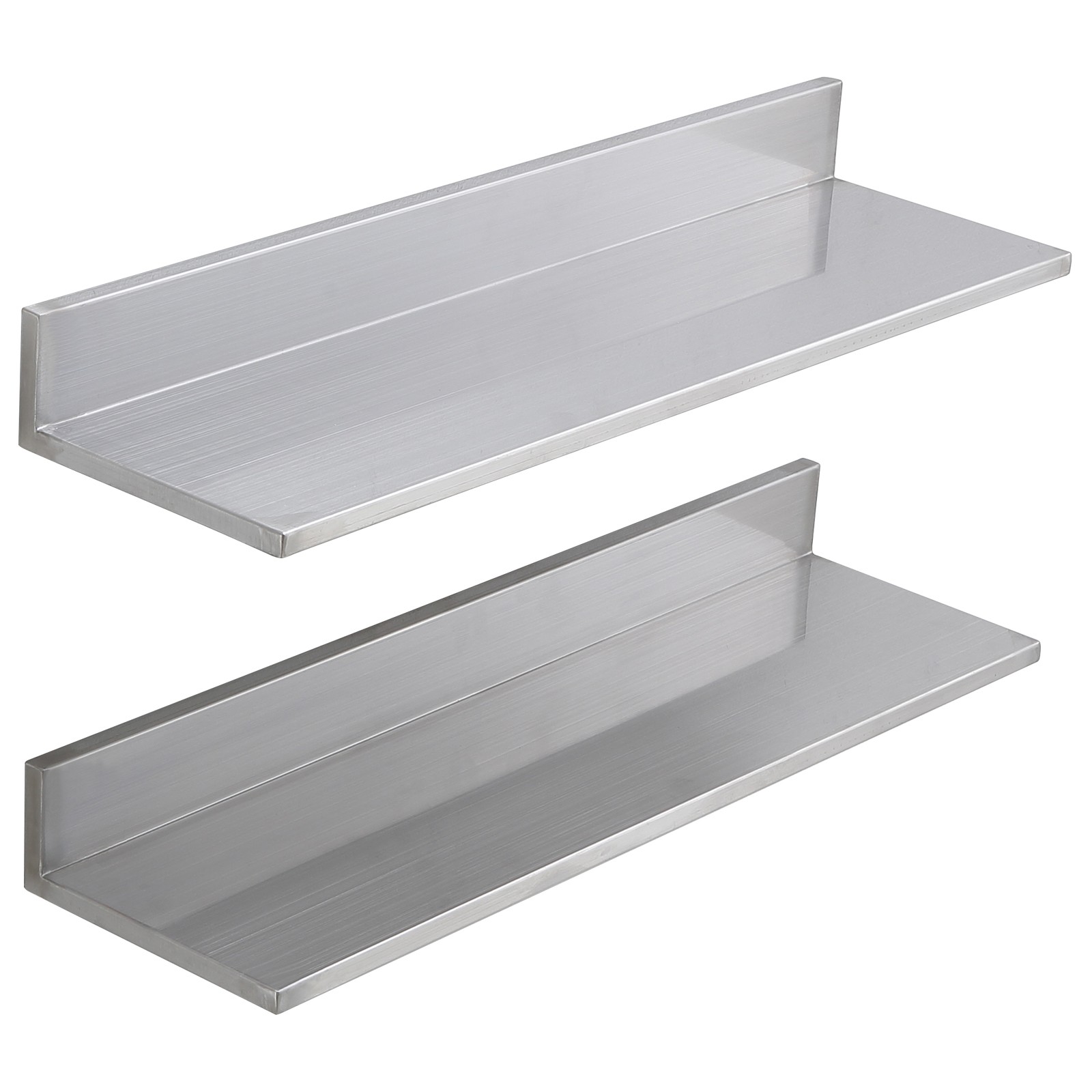 Uimoso 30" x 8.6" Stainless Steel Wall Shelf for Kitchen, Set of 2