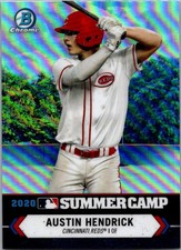 2021 Bowman Chrome #SC-8 Austin Hendrick 2020 Summer Camp