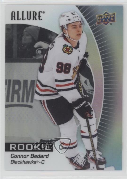 2023-24 Upper Deck Allure Rookies Black Rainbow Connor Bedard #102 1c5x