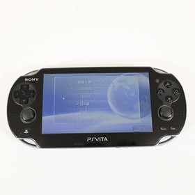 Sony PS Vita Console PCH-1000 ZA01 Crstal B lack Boxed Tested