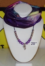 Dragon necklace and neck gaiter set 20"      (Designs by Mary Katherine)