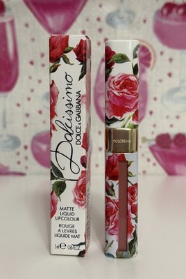 Dolce & Gabbana Dolcissimo Matte Liquid Lipcolour Lipstick #1 Natural   NIB!