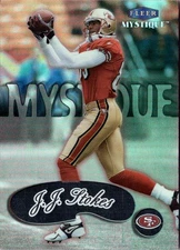 1999 Fleer Mystique J.J. Stokes #3 San Francisco 49ers Football Card