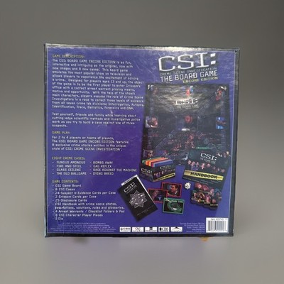海外輸入盤 CSI: Crime Scene Investigation Specialty Board G Boardgame CSI - Crime Scene Investigation (Encor