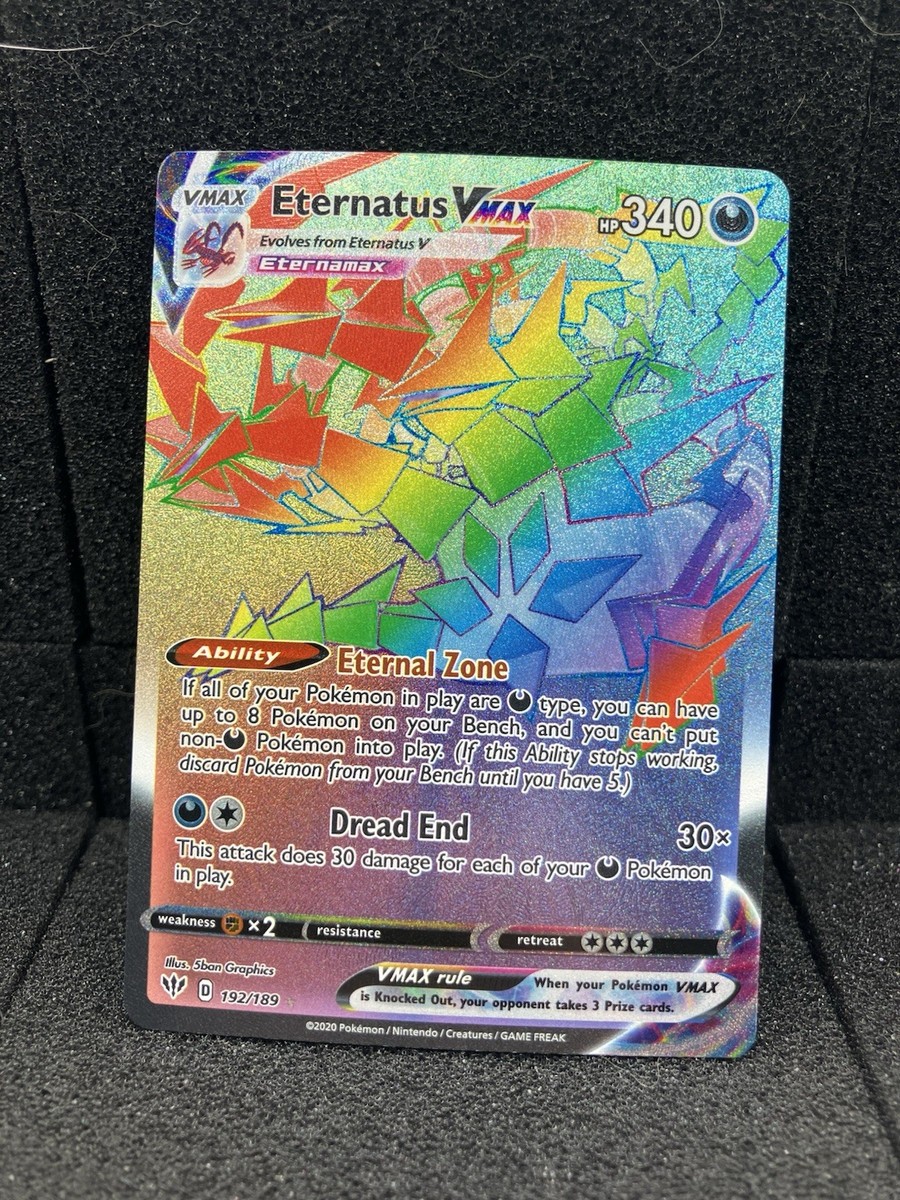 pokemon trading card game eternatus Darkness Ablaze ETB - V [Colorless][Colorless][Colorless] Eternatus V 2021 Pokemon Shining