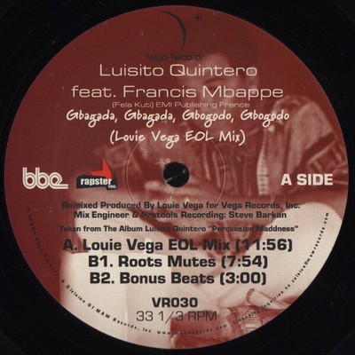 Luisito Quintero Feat. Francis Mbappe - Gbagada, Gbagada, Gbogodo, Gbogodo /