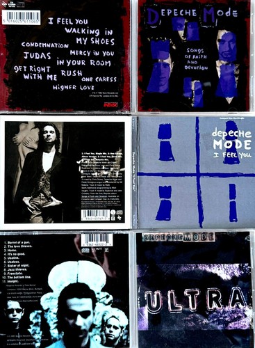 DEPECHE MODE *AT LEAST VG* US 3XCD LOT {1 CD SINGLE; 2 FULL CDs}  (PLS SEE PIX) - Picture 1 of 2