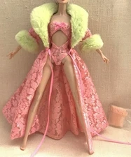 LACE TEDDY AND ROBE FROM POPULAR (FITS POPPY) 12" MONOGRAM INTEGRITY TOYS DOLL