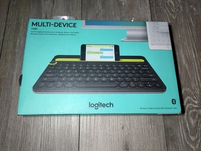 Logitech K480 Wireless Multi-Device Keyboard Bluetooth Black 920-006342 Open Box
