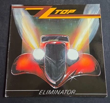 ZZ Top Eliminator LP 1983 Rock Blues VG+ GERMAN Pressing Awesome Rear Cover!!!