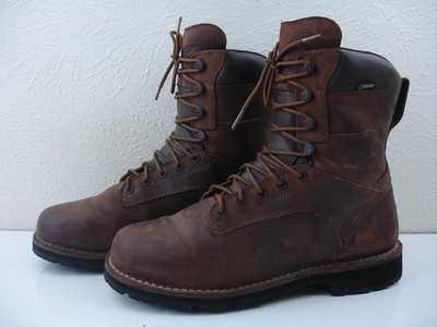 Men's 11 D M Danner GTX Workman 8'' PT Brown 16285 Leather Boots Waterproof ASTM