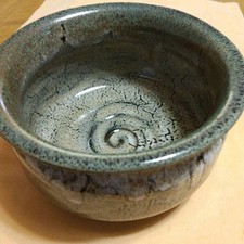 Japanese Tea Utensil Kensui Tea Pottery Used Collectible