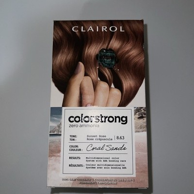Clairol ColorStrong Zero Ammonia ~ Sunset Rose 8.63, Coral Sands Hair Color