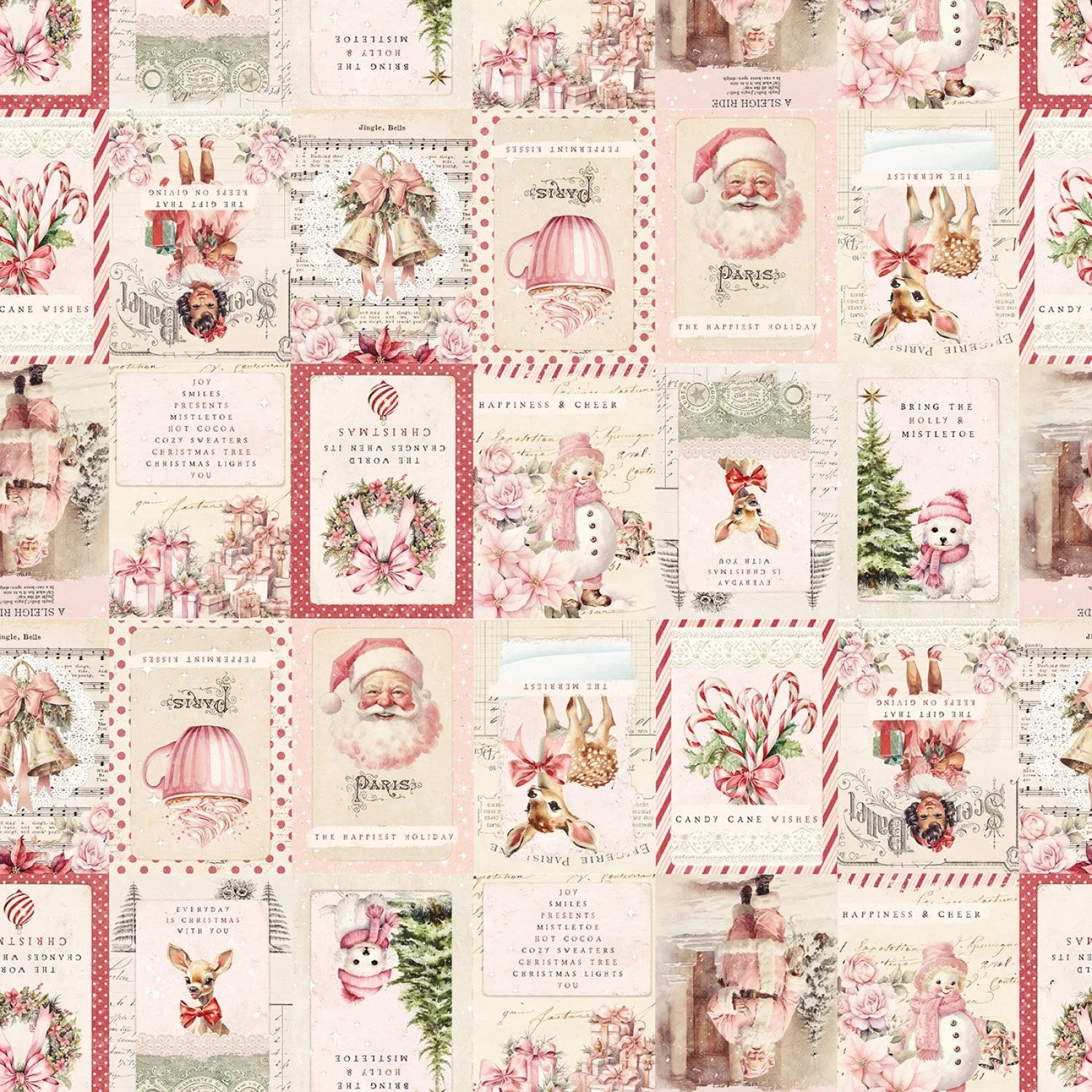 Christmas Magic-Blank Quilting-Christmas Labels-24 Inch Panel image 1