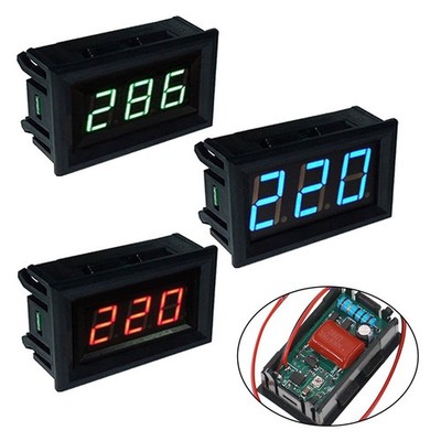 Klare Anzeige LED Digital Voltmeter Wechselspannung Tabelle AC220V 70V ~ 500V