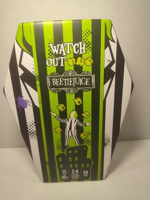 Beetlejuice Watch Out Dice Game Mixlore Complete Set 2-6 Players