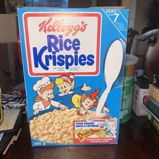 1987 Rice Krispies Cereal Box With Roger Rabbit Offer Very Rare Toontown Disney