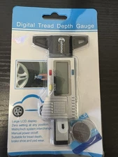 0-25.4MM Tire Tread Depth Gauge Caliper Tool Measure Tester Digital
