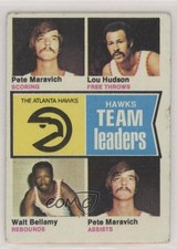 1974-75 Topps Pete Maravich Lou Hudson Walt Bellamy #81 HOF 0w8