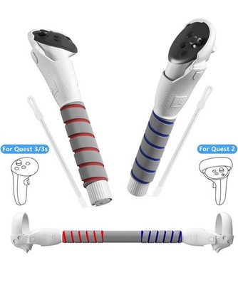 Saqico 3 in 1 Gorilla Tag Long Arms for Meta Quest 3S/3 and Oculus Meta Quest 2