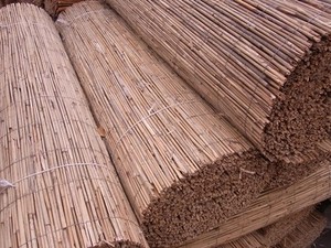 Schilfmatte Sichtschutz Schilfrohrmatte Windschutz Strohmatte EU Ware