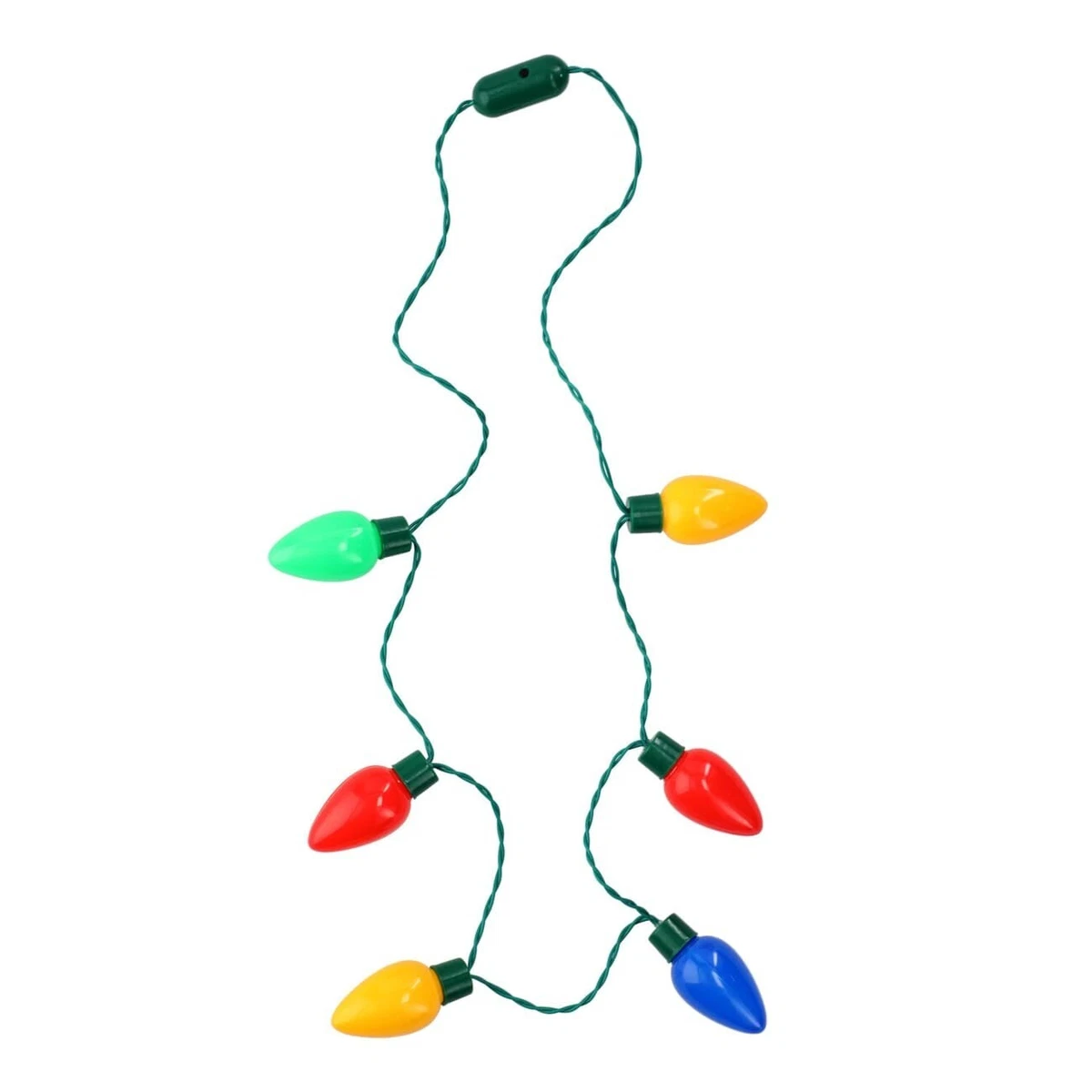 Light Up Christmas Bulb Necklace 25