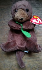 Ty Beanie Baby-Seaweed-Otter-New with Tag-Style 4080