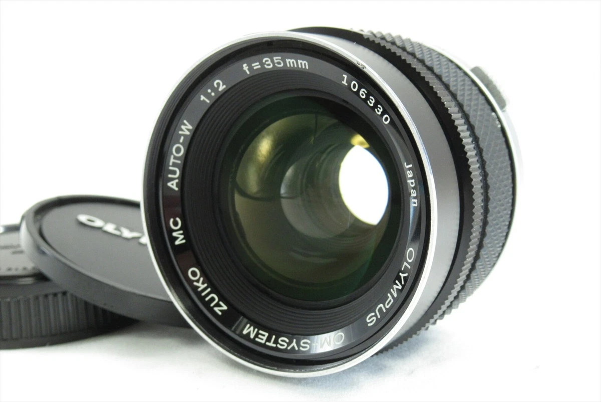 【RARE!!】Olympus OM-System MC Zuiko Auto-W 35mm f/2 Wide Angle Lens #4303