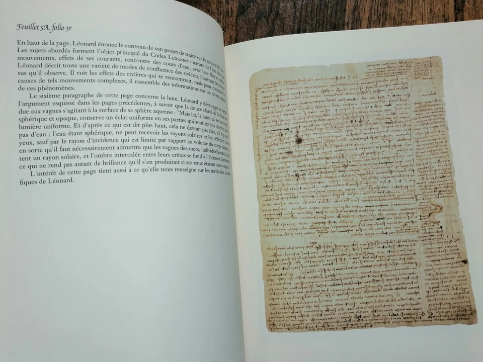 Léonard De Vinci Códex Leicester El Arte Y La Ciencia Libro + CD-Rom - Imagen 4 de 4