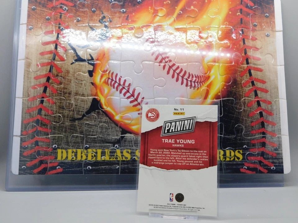 2022 Panini Father's Day Multi Sport - TRAE YOUNG - HAWKS #11 - Image 2 of 2