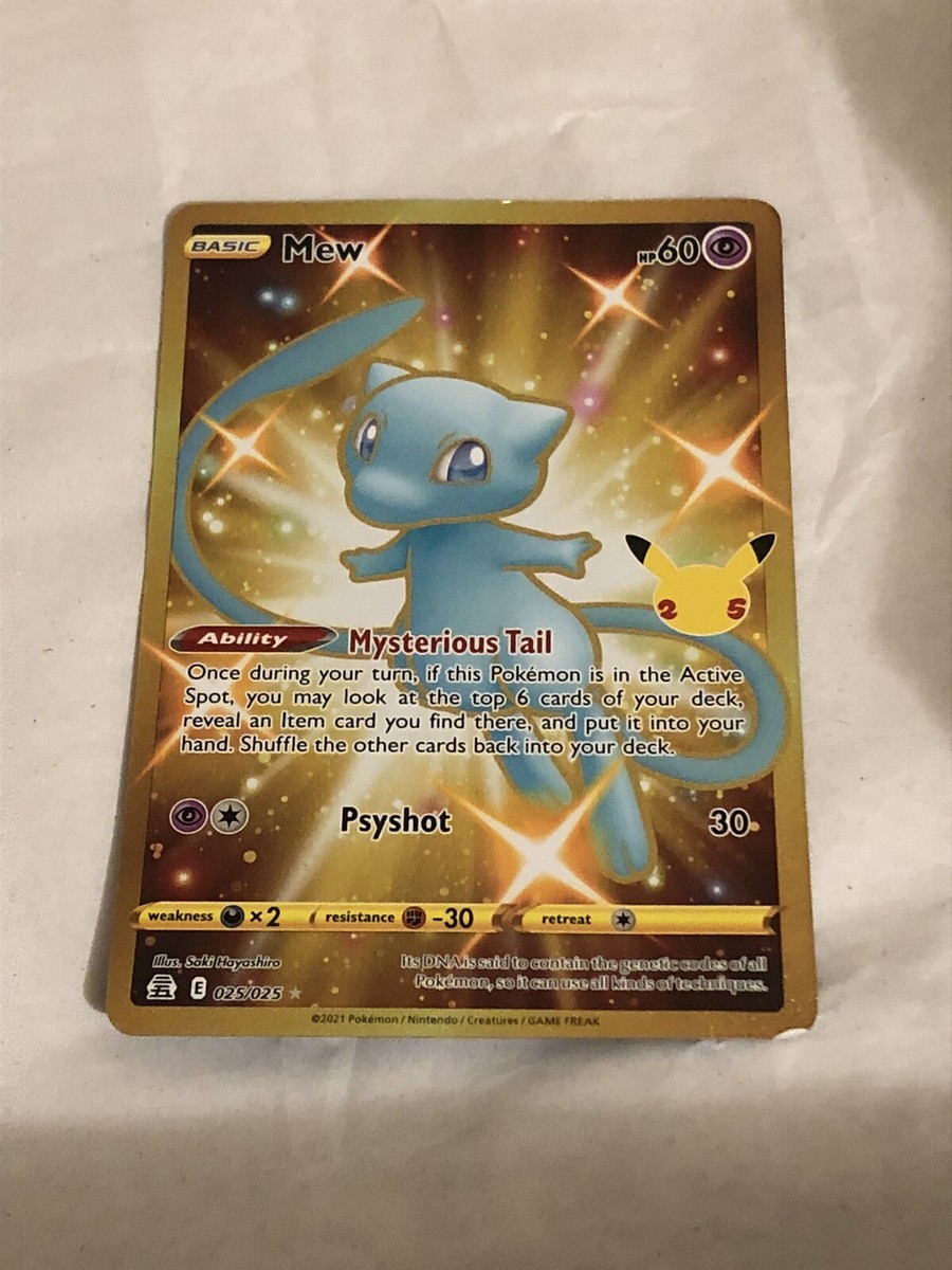 celebration rare cards Amazon.com: Pokémon Celebrations Pikachu, 25th Anniversary Full Art Rare  Holo + Surprise Card! : Toys & Games main image 0
