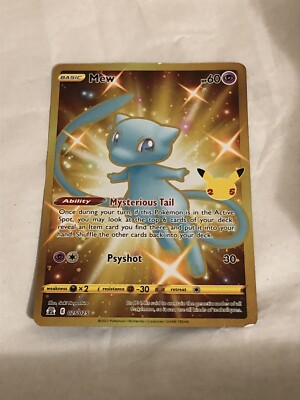rarest mew pokemon card Prices & Value 2026 RARE Mew Promo Star Pokemon