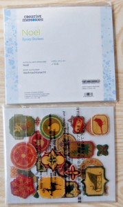 Creative Memories -  Noel Epoxy Stickers  - Retired NLA