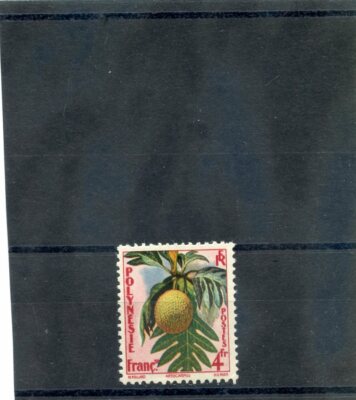 FRENCH POLYNESIA Sc 192(CE 13)**VF LH 1959 4F FLOWER $14 | eBay