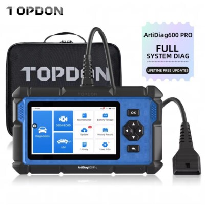 2025NEW! TOPDON AD600S+ PRO All System Scanner OBD Engine AT etc Diagnostic Tool
