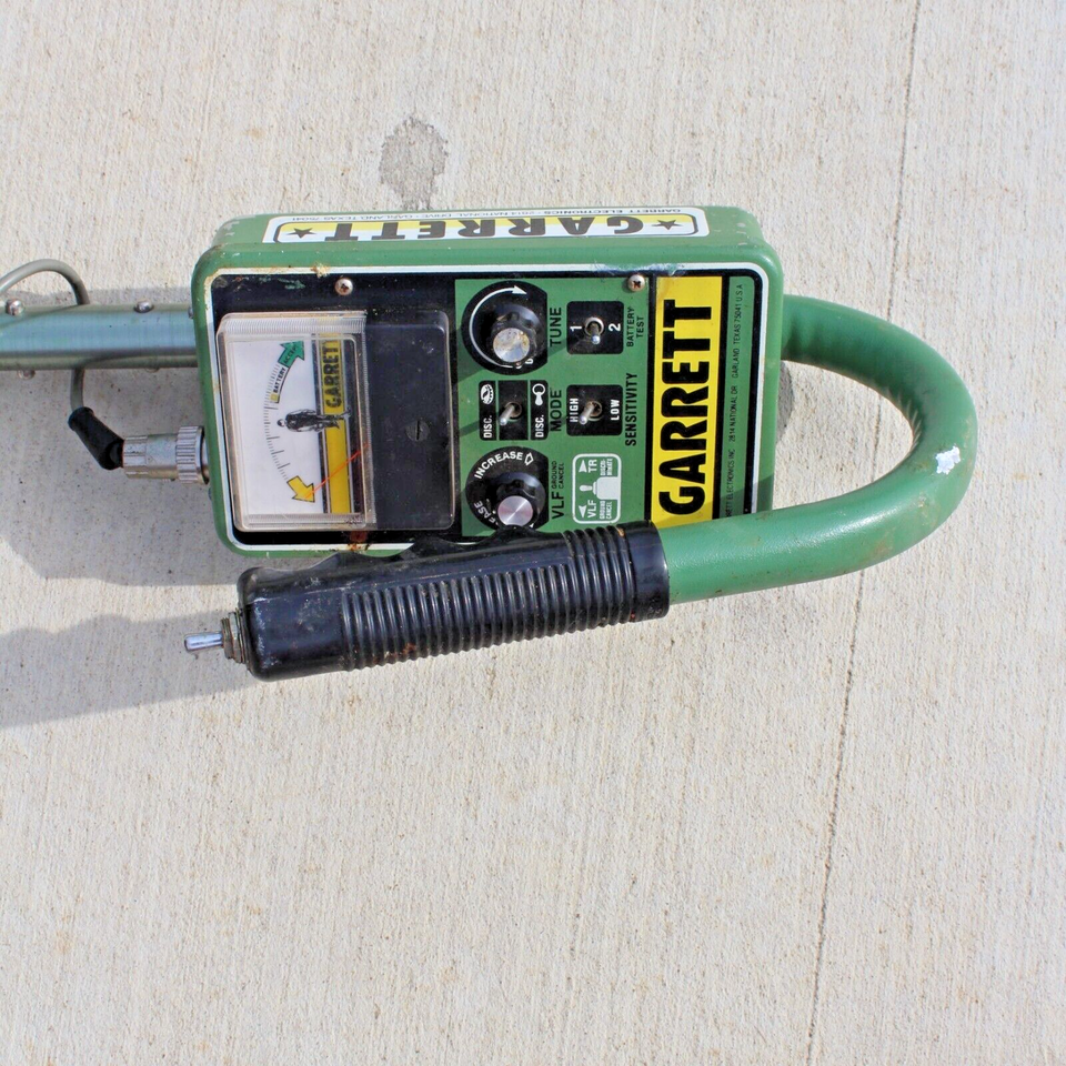 Vintage Garrett Metal Detector The American VLF TR S3 Groundhog Co