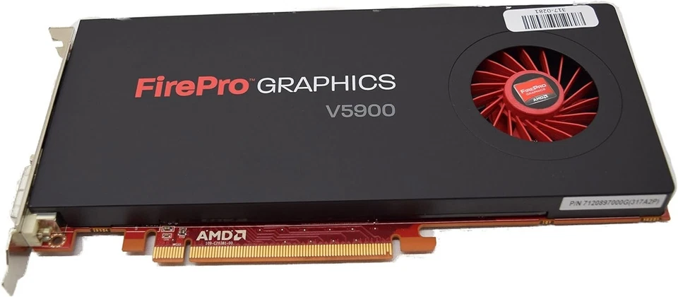 AMD FirePro V5900 2GB GDDR5 SDRAM PCI Express x16 Graphics adapter - Brand New - Image 2 of 4