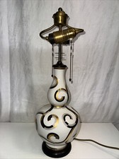 Mid Century Lampenfuss Tischlampe Porzellan Retro Ohne Schirm